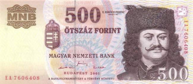 500 Forint 2001